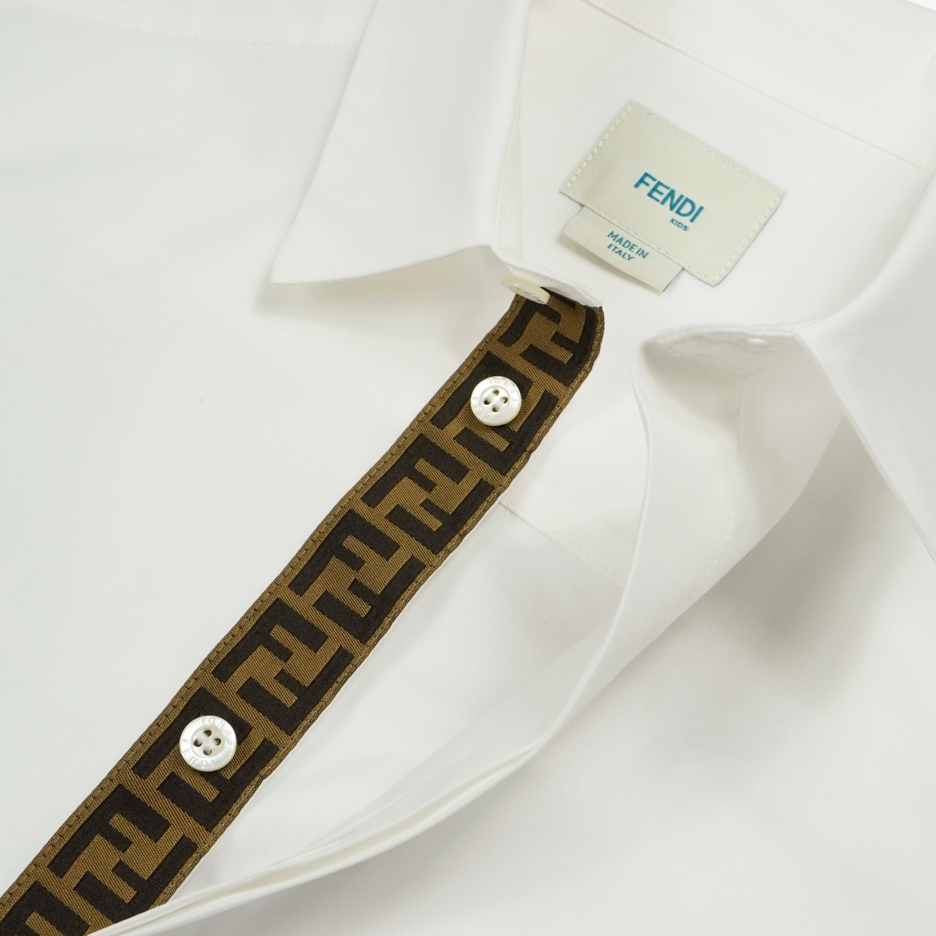 FENDI 2023ss ビジュー装飾半袖シャツ サイズ３９ オーバーサイズ 半袖シャツ | CORNES TRADING KIDS ONLINE